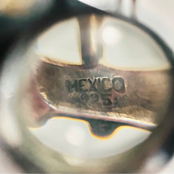 Vintage Sterling Silver Handmade Modernist Cuff Bracelet - Picture 12 of 13